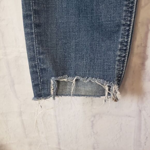 LUCKY BRAND Bridgette Skinny Raw Hem Ankle Jeans 6/28 - Picture 2 of 9